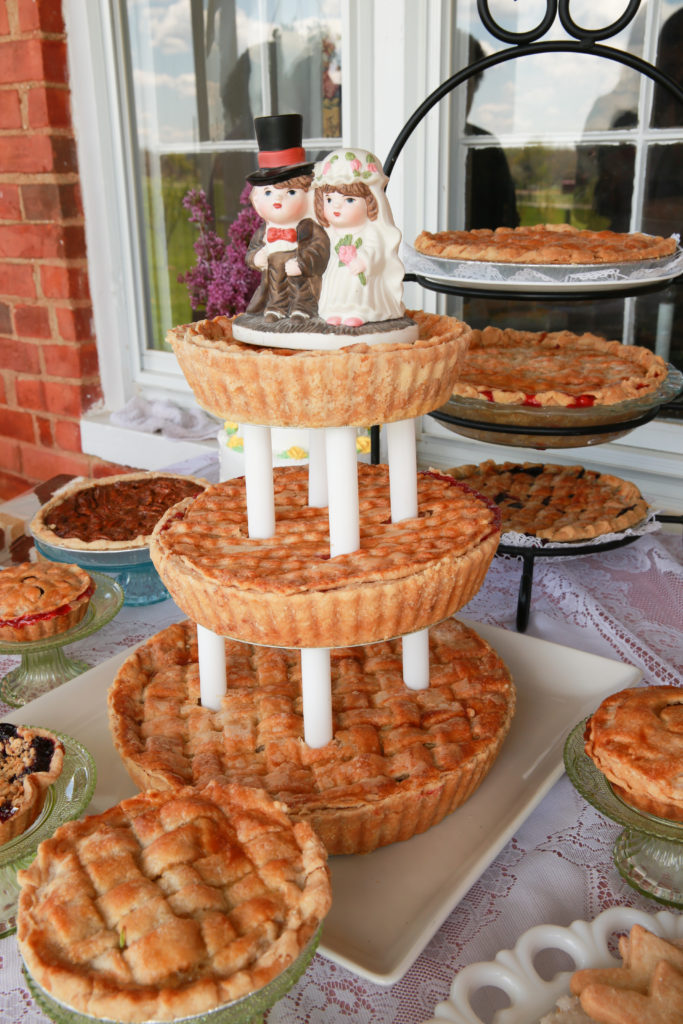 Wedding pie cake by Little Apple Pastry Shop
