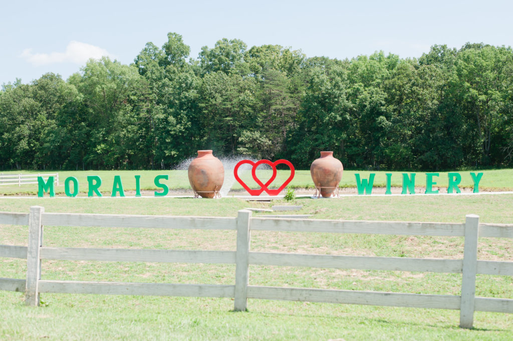 Morais winery sign