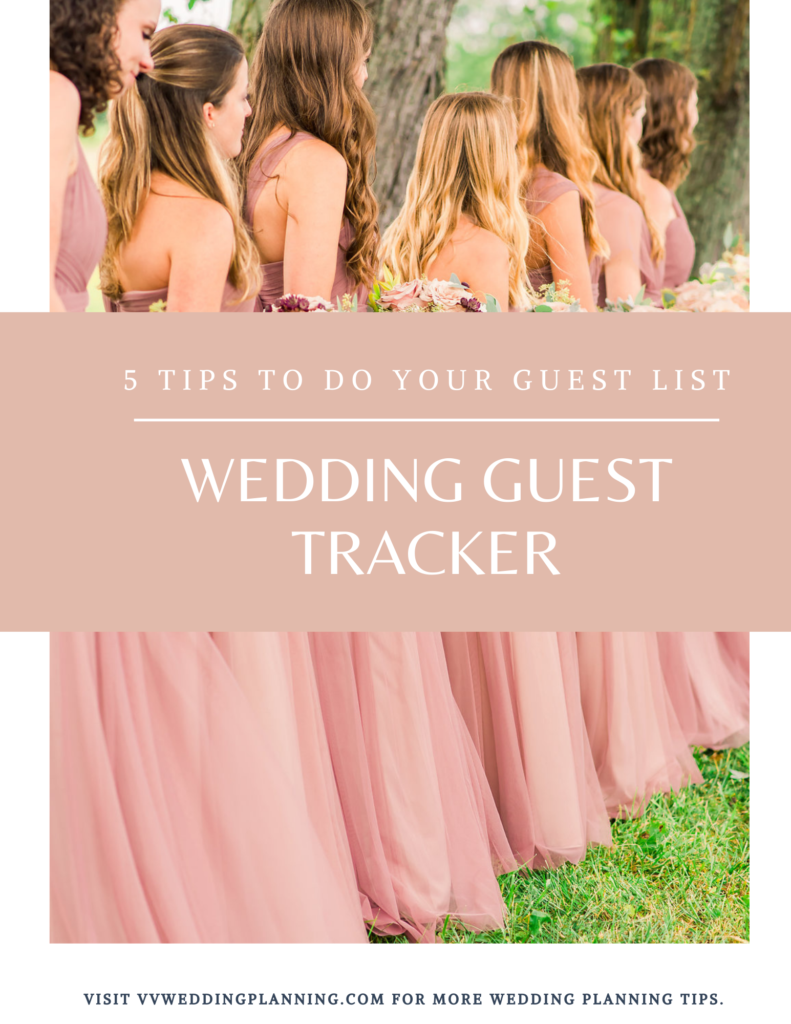 wedding guest tracker free