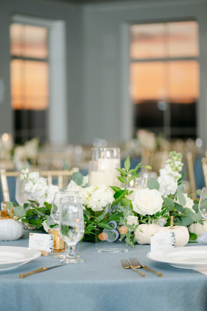 Timeless Romantic Blue Valley Vineyard Reception