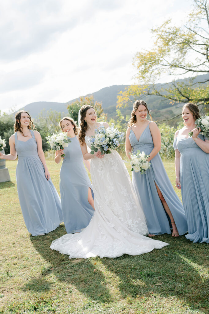 Timeless Romantic Blue Valley Vineyard Wedding