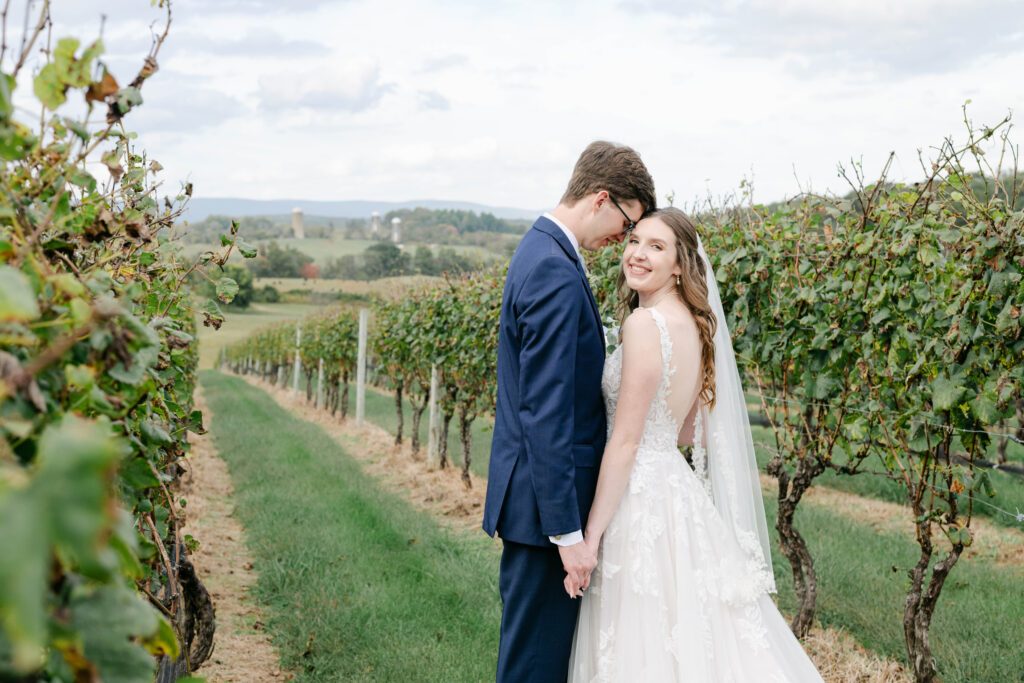 Timeless Romantic Blue Valley Vineyard Wedding