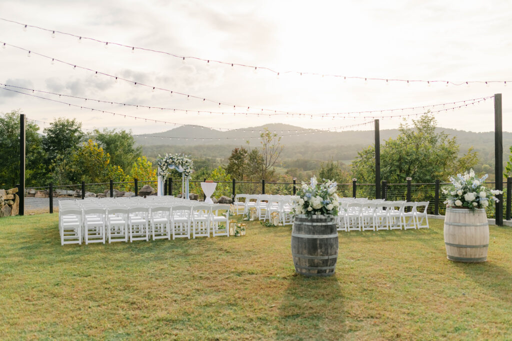 Timeless Romantic Blue Valley Vineyard Wedding