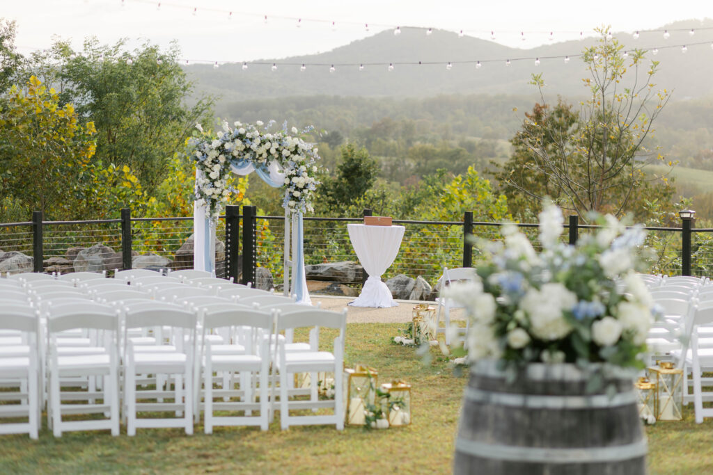 Timeless Romantic Blue Valley Vineyard Wedding